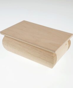 Cutie lemn pentru bijuterii - 14,5x9 cm