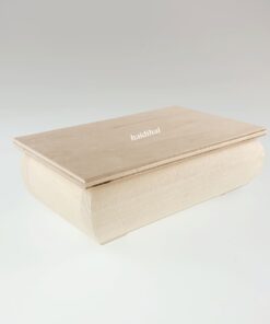 Cutie lemn pentru bijuterii - 18,5x12 cm