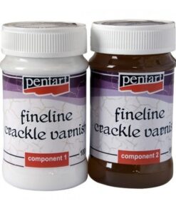 Medium crapare cu linii fine bicomponent fineline crackle pentart
