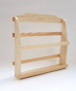 Raft din lemn - condimente - 2 nivele 33x7x32