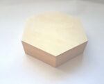 Cutie lemn hexagon