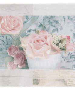 Servetel Belle Fleurs de Paris Vintage rosé