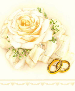 Servetel Wedding Roses white