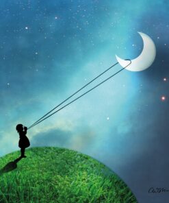 Servetel chasing the moon