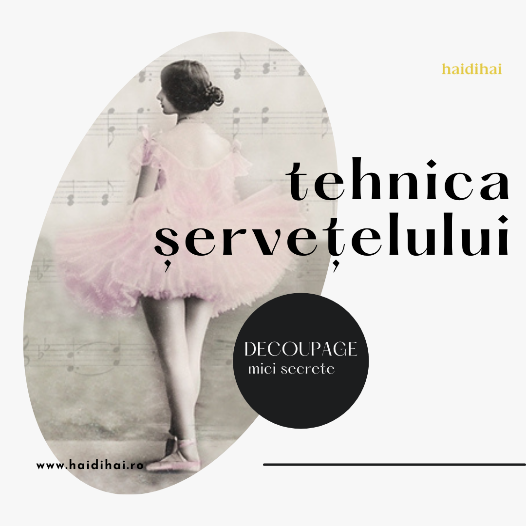 Mici secrete din decoupage - tehnica șervețelului 14 Mici secrete din decoupage - tehnica șervețelului 13