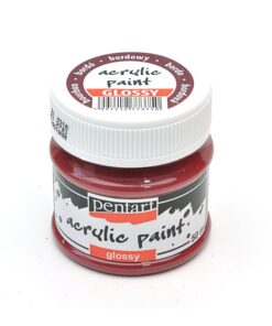 vopsea_acrilica_lucioasa_50_ml_pentart_bordo
