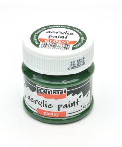 vopsea_acrilica_lucioasa_50_ml_pentart_verde brad