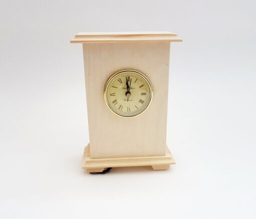 Cutie din lemn cu ceas integrat - stativ 1
