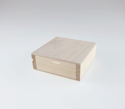Cutie din lemn – mică – 10×10x3,7 cm 1