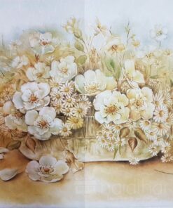 Hârtie de orez DECOMANIA – flori – 35X50 cm