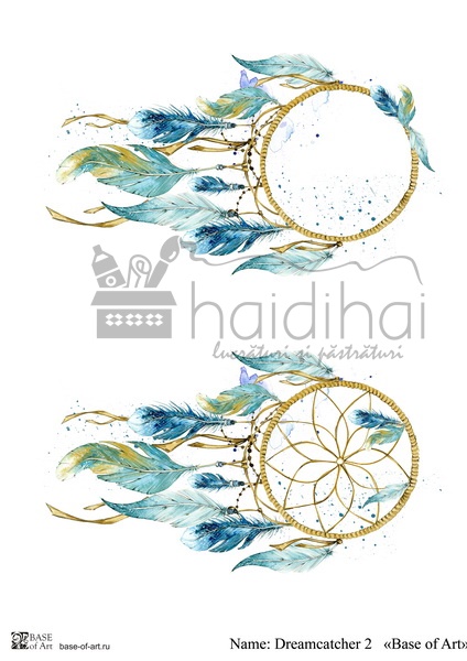 Hârtie decoupage BA - Dreamcatcher 2 - A4 1 Hârtie decoupage BA - Dreamcatcher 2 - A4