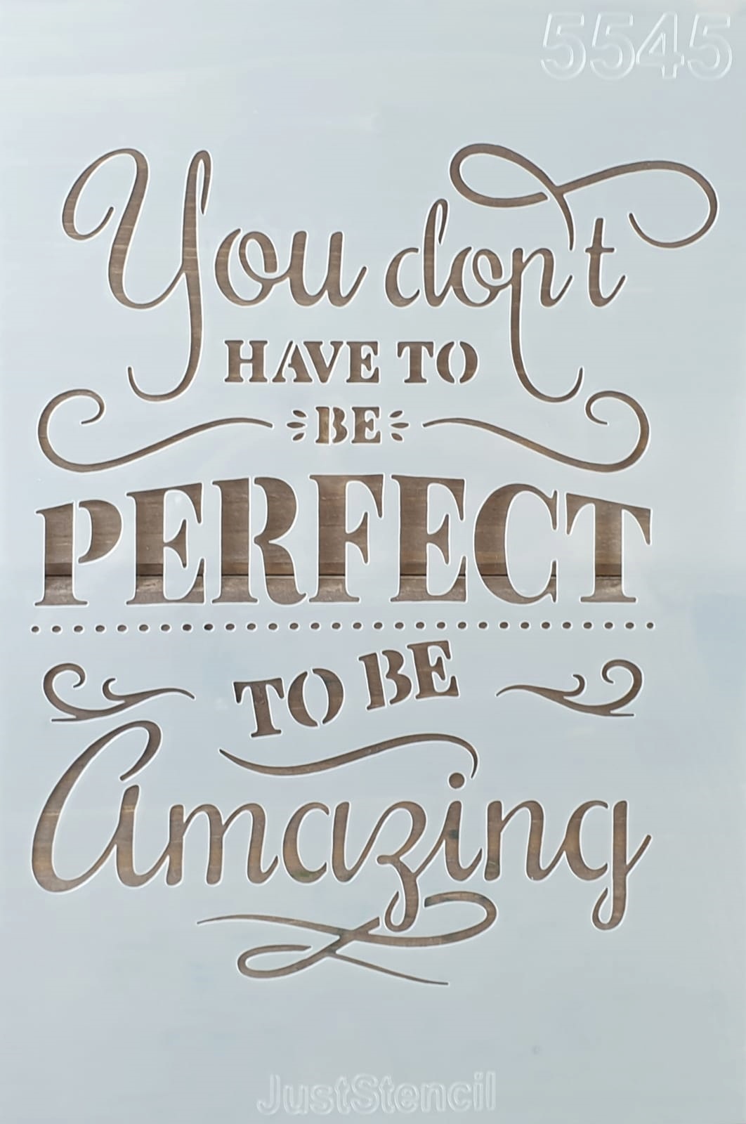 Șablon - you are perfect - amazing - 20x30 cm 1 Șablon - you are perfect - amazing - 20x30 cm