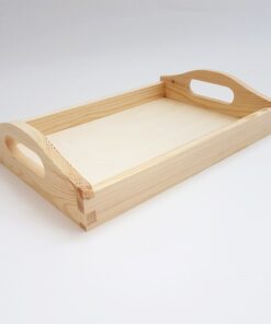 Tavă mică din lemn natur – blank – 30x20x2.5 cm