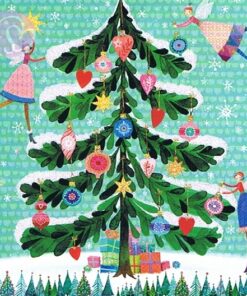 Servetel Happy Xmas Tree - 33x33 cm