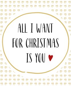Servetel - Want for Christmas - 33x33 cm