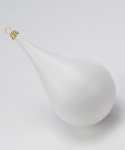 Glob Teardrop picătură – alb -11 cm