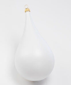 Glob Teardrop - alb -18 cm