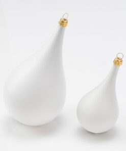 Glob Teardrop lacrima - alb - decoupage