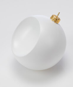 Glob concav – alb – diametru 10 cm