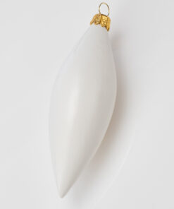 Glob icicle - gheață – alb -18 cm