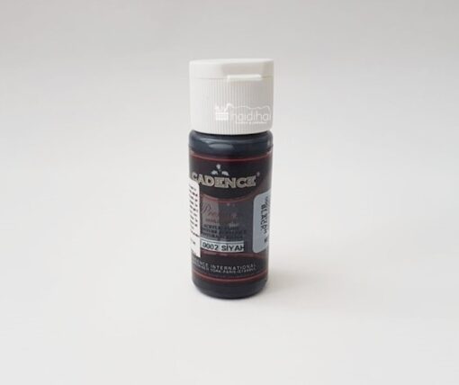 Vopsea acrilica - black - CADENCE - 25 ml