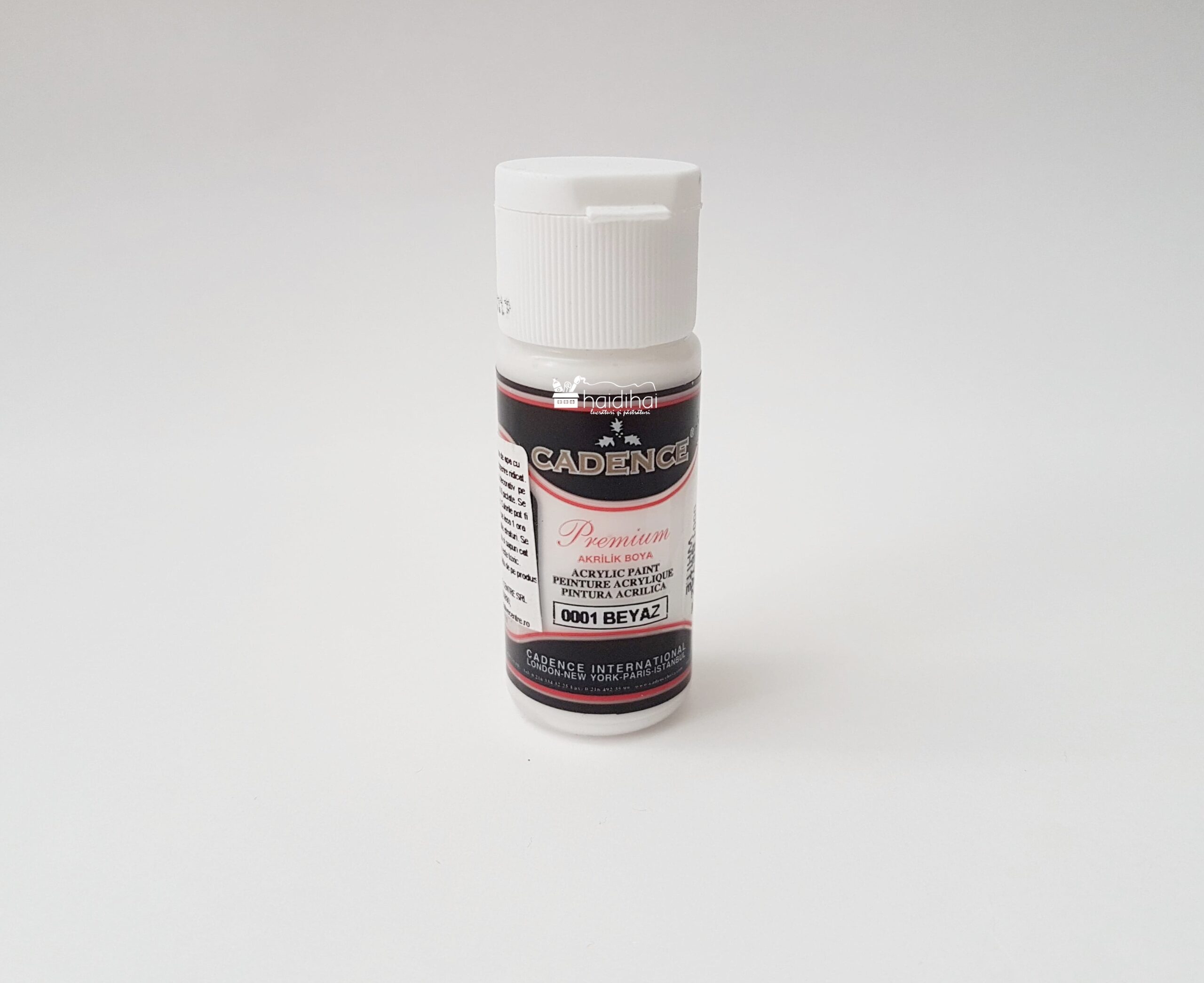 Vopsea acrilică - alb/white - CADENCE - 25 ml 1 Vopsea acrilica - white - CADENCE - 25 ml