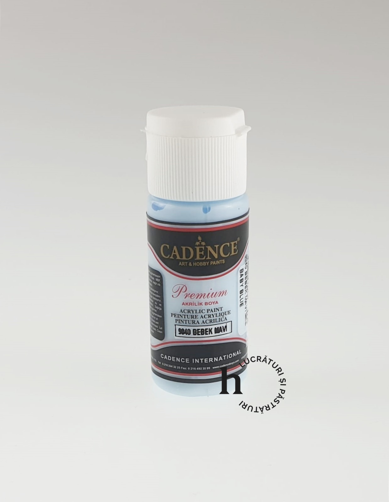 Vopsea acrilică - baby blue - CADENCE - 25 ml 1 Vopsea acrilică - baby blue - CADENCE - 25 ml