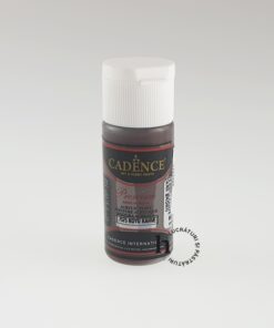 Vopsea acrilică - dark brown - CADENCE - 25 ml