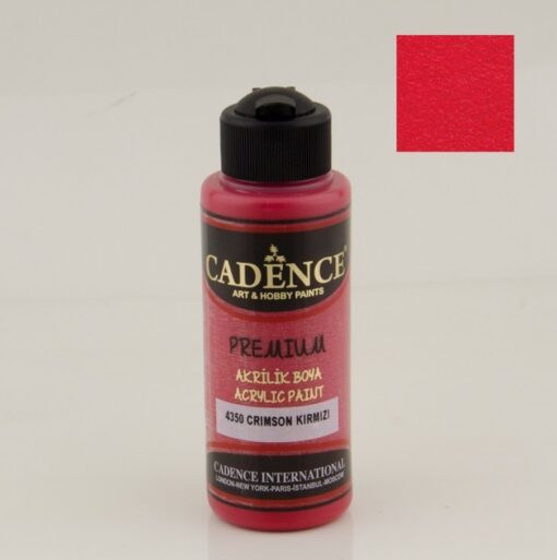 Vopsea acrilică - crimson rosu - red - CADENCE - 120 ml