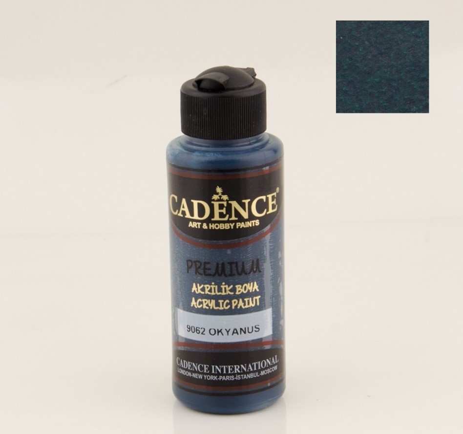 Vopsea acrilică - deep ocean - CADENCE - 120 ml 1 Vopsea acrilică - deep ocean - CADENCE - 120 ml