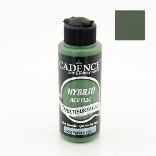 Vopsea acrilică hybrid - leaf green - CADENCE - 120 ml