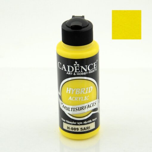 Vopsea acrilică hybrid - yellow - CADENCE - 120 ml
