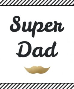 Servetel - Super Dad - 33x33 cm