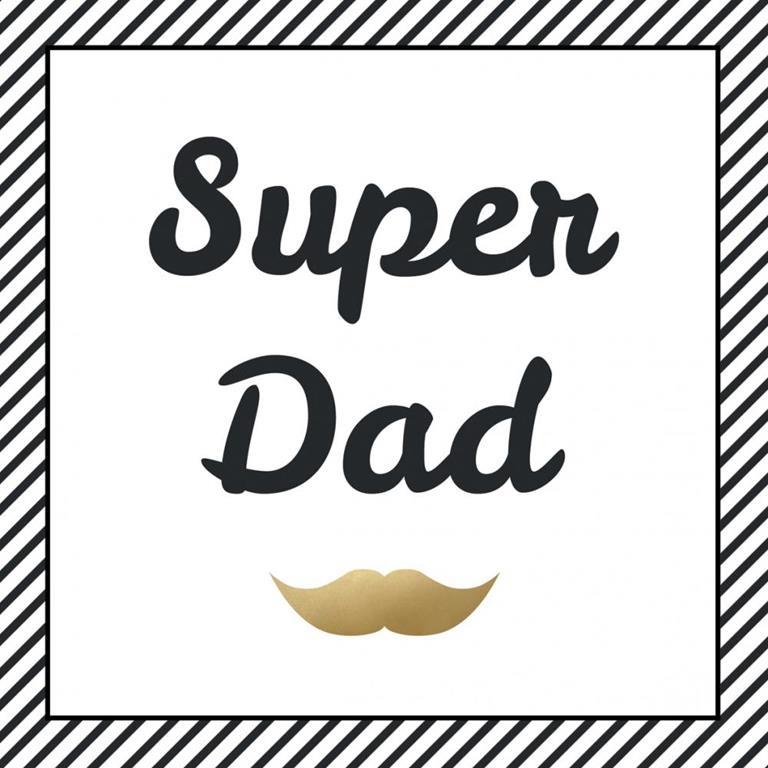 Servetel - Super Dad - 33x33 cm 1 Servetel - Super Dad - 33x33 cm