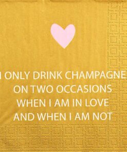 Servetel - Only Champagne - 33x33 cm