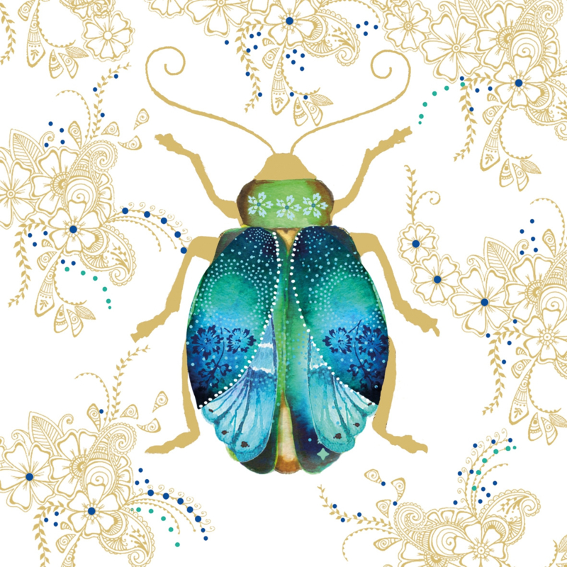 Șervețel decorativ - Scarab - 33x33 cm 1 Servetel decorativ - Scarab - 33x33 cm