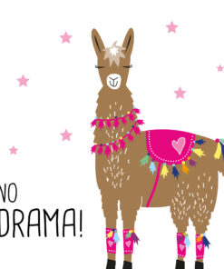 Servetel - Drama Llama - 33x33 cm