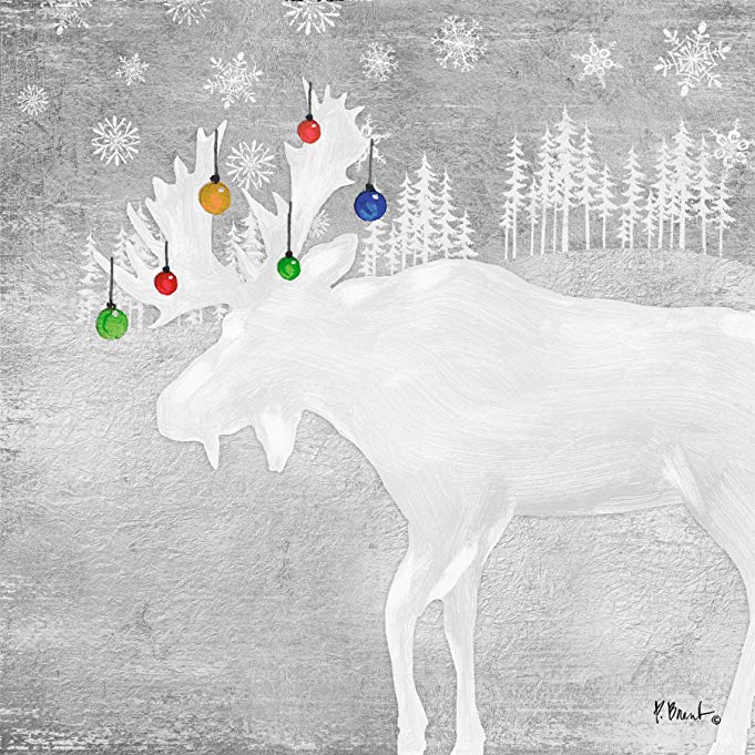 Șervețel - Woodland Deer silver - 33x33 cm 1 ervetel - Woodland Deer silver - 33x33 cm