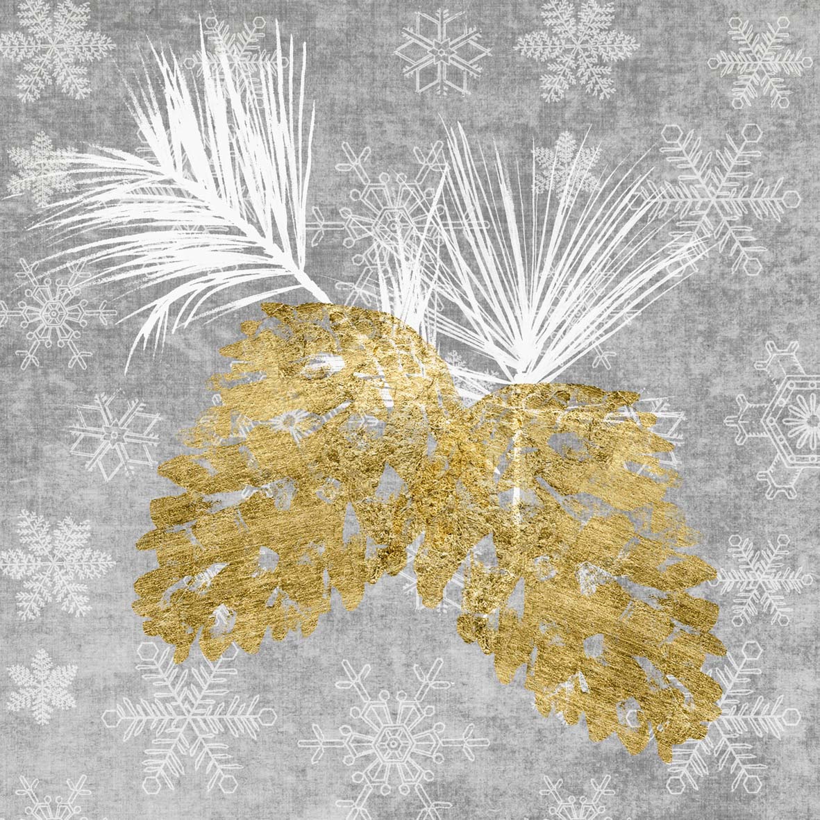 Șervețel - Holiday Pinecones - 33x33 cm 1 Servetel - Holiday Pinecones - 33x33 cm