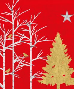 Servetel decorativ - Mystic Tree - 33x33 cm