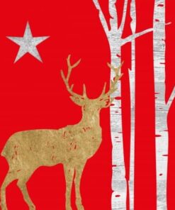 Servetel decoupage - Mystic Deer - 33x33 cm