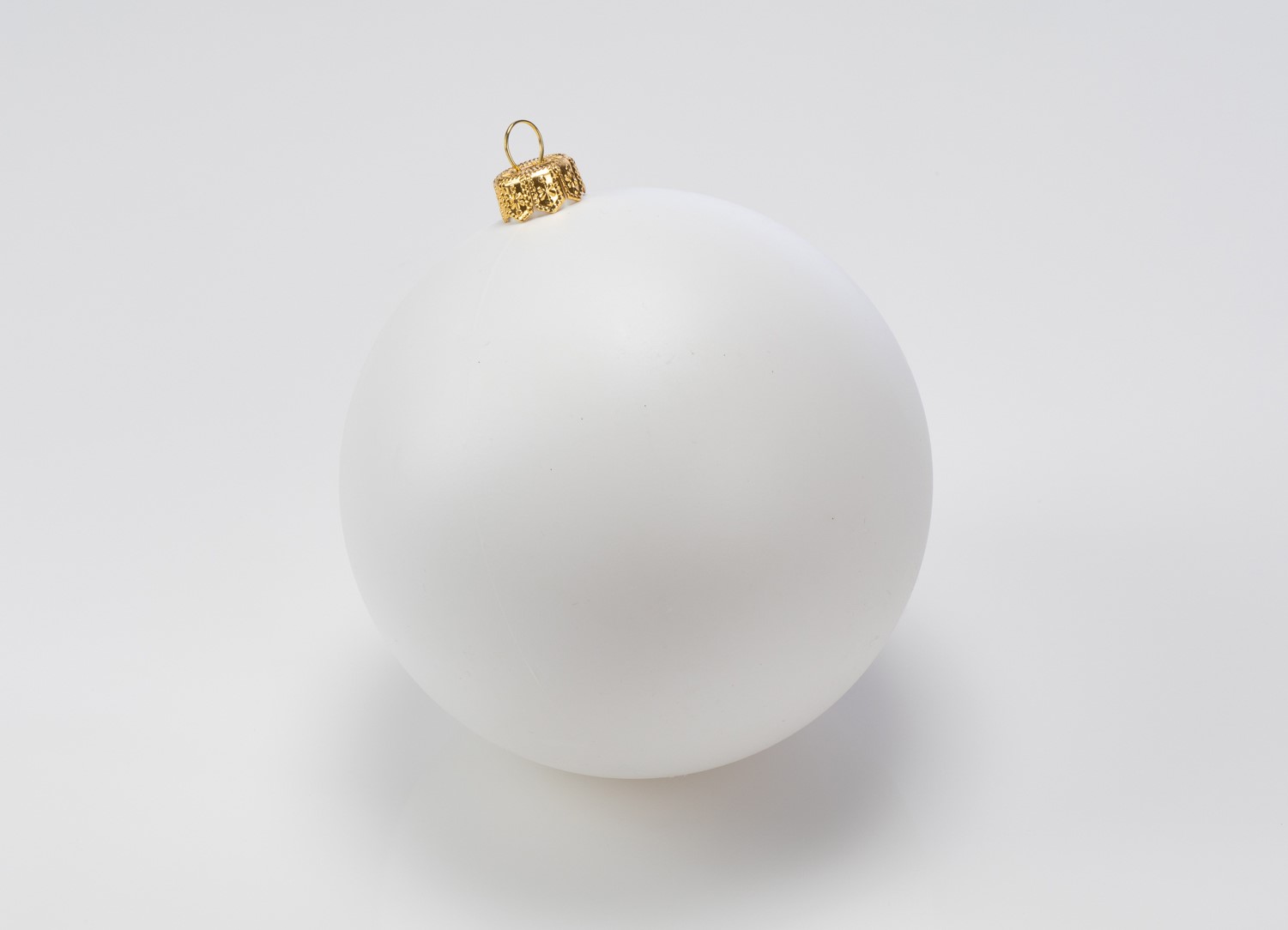 Glob rotund - alb - diametru 8 cm 1 Glob rotund - diametru 8 cm