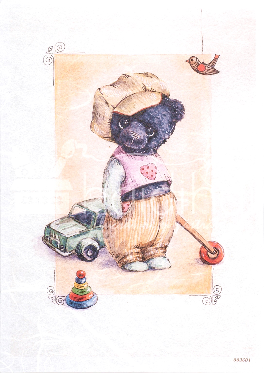 Hârtie de orez - sweet boy - A5 1 Hârtie de orez - sweet boy - A5
