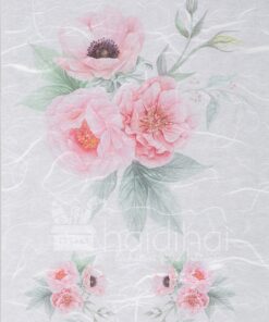 Hârtie de orez - flower pink - decoupage - PR2321