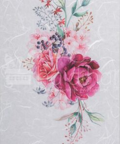 Hârtie de orez - purple roses - decoupage - PR2311.