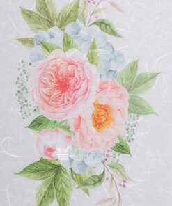 Hârtie de orez - trandafiri - PR2264-A4