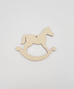 Rocking horse - ornament din lemn