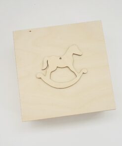 Rocking horse - mic - glob craciun.