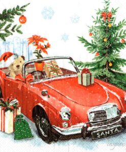 Servetel - Santa is coming - 33x33 cm