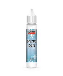 Pasta de zăpadă cu efect de reliefare pe baza de apa, ofera un efect de zapada suprafetelor decorate. Contine particule brute pentru un aspect dimensional. Poate fi aplicată cu pensula sau spatula. Non-toxic. Se aplica pe: lemn, polistiren, pietre, pereti, beton, sticla, panze, caramida, plastic, teracota, metal, portelan, ceramica. Cantitate: 230 ml.